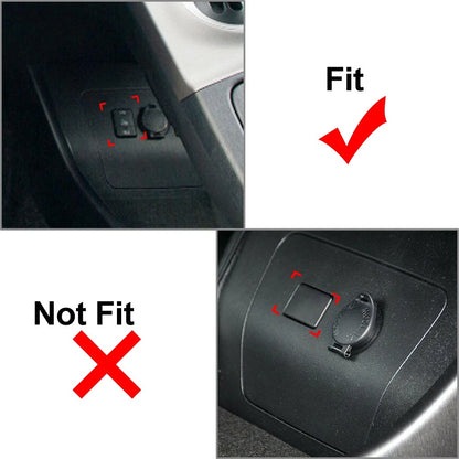 Carbon Fiber Power Output Button Panel Cover for Toyota Prius (2012-2015)