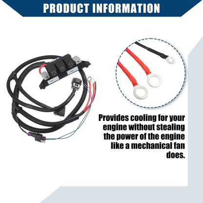 Electric Fan Wire Harness for Chevy Silverado Suburban Tahoe
