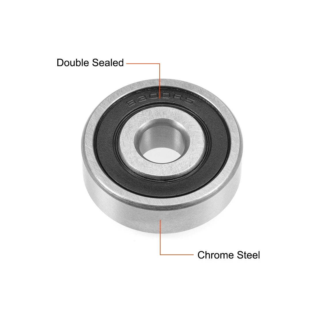 Ball Bearing 10x35x11mm Double Sealed ABEC-3 Bearings 2 x for Generic