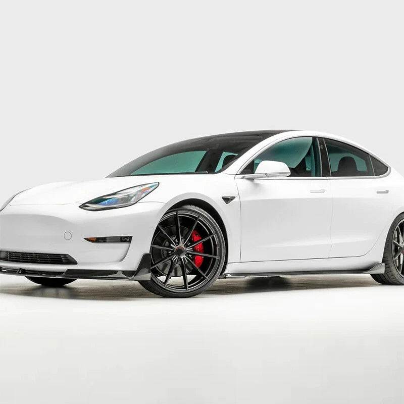 Rearview Mirror Covers for 2017-2022 Tesla Model 3 (2 x Chrome)