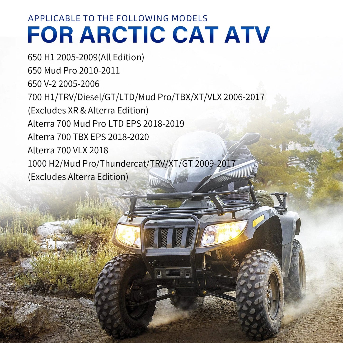ATV Storage Box Cover for Arctic Cat 400/450/500/550/700/1000 TRV