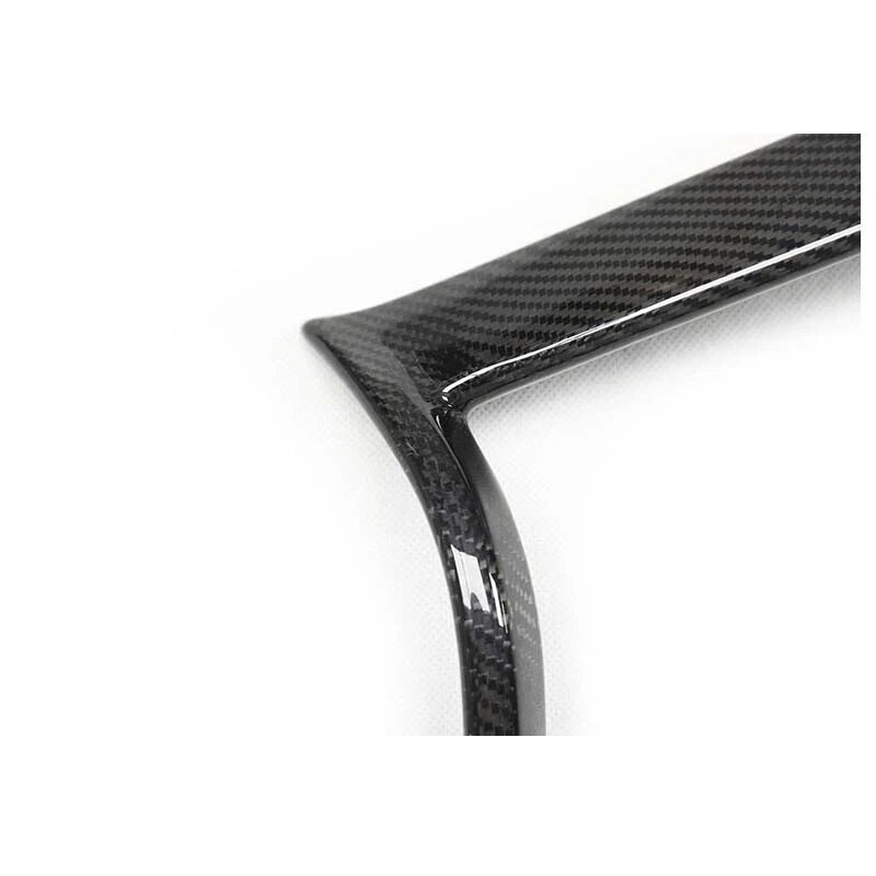 Real CARBON FIBER FRONT GRILL OUTLINE TRIM COVER FOR 2014-2017 INFINITI Q50