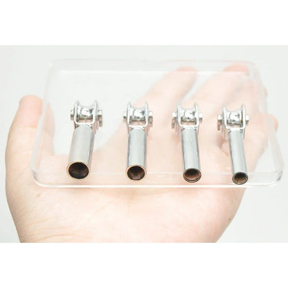 Boat Fishing Rod Guides Stainless Steel Roller for Saltwater Trolling Anglers