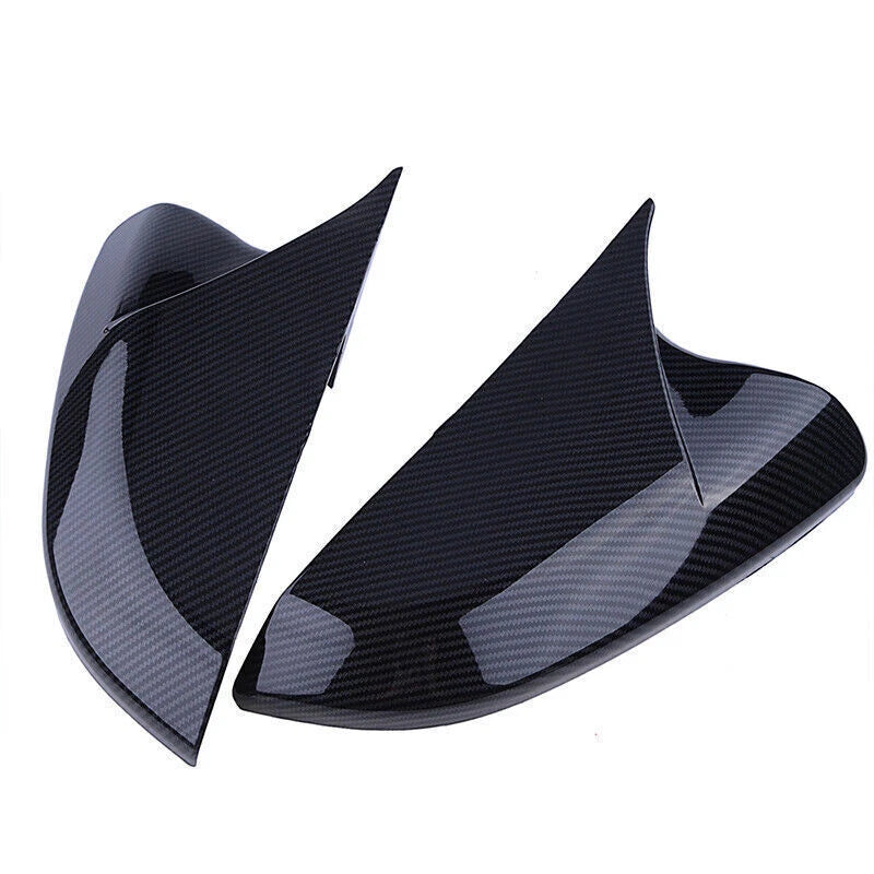 Rear View Mirror Cover Cap Trim for Honda Civic 2016-2021 Carbon Black