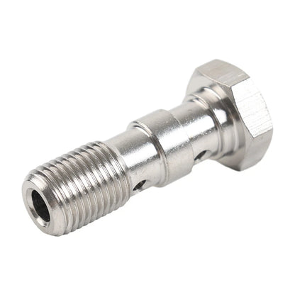 Stainless Double Banjo Bolt 3/8x24 AN3 Brake Adaptor for Make & Model