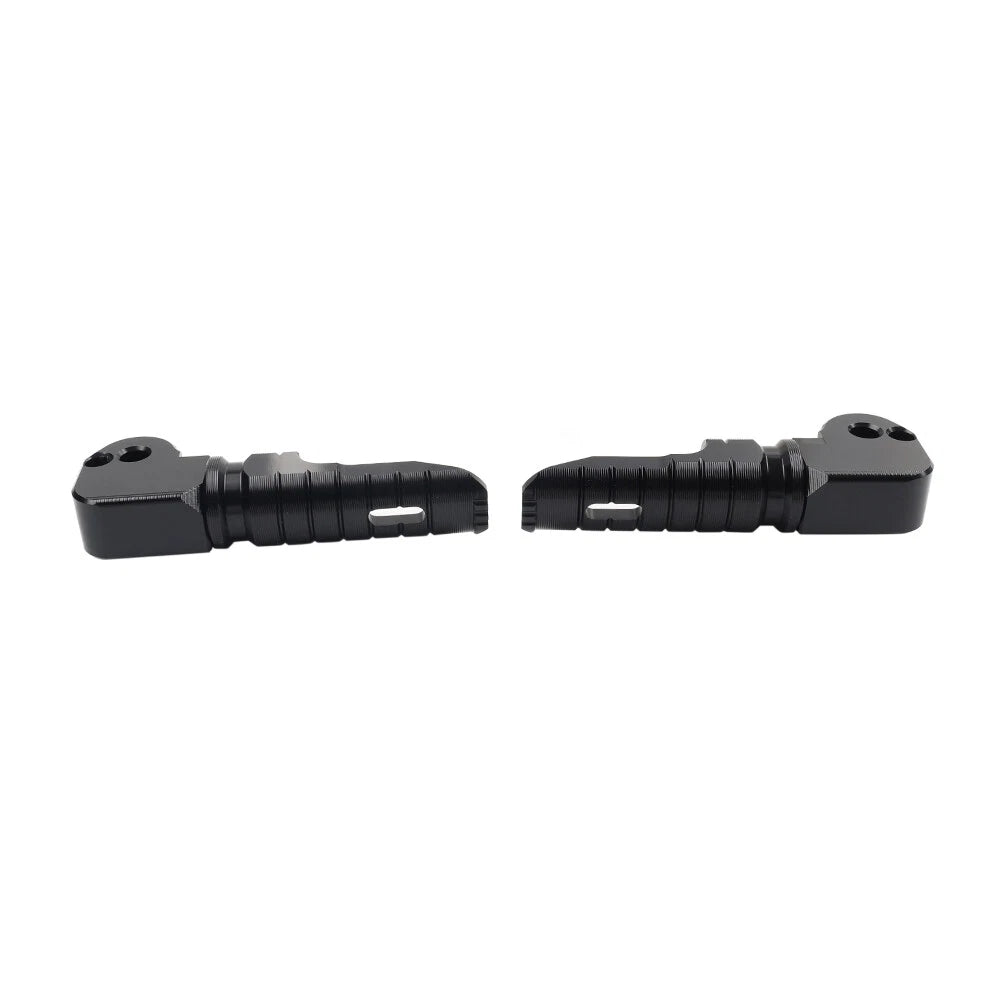 Black Rear Footrests Passenger Pegs for Honda Forza 750 (2021-2023)