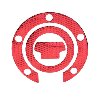 Red Gas Tank Fuel Cap Cover Protector Pad Sticker for Yamaha R1 R6 FZ1