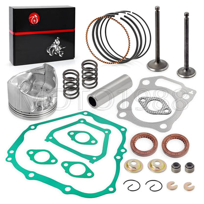 Engine Top End Rebuild Kit +0.25 Piston Valve for YAMAHA G11/G16/G20