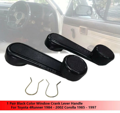 Black Window Crank Handle for Toyota Tundra, Camry, 4Runner, Tercel, Celica (2000-2023)