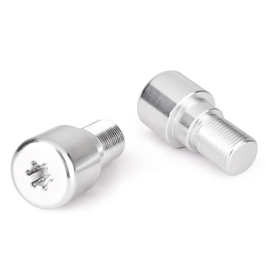 18mm Handle Bar End Grip Plug Silver for Yamaha YZF R6, R6S (1999-2012)