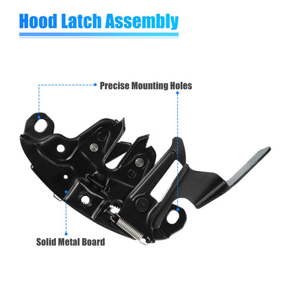Black Hood Latch Lock NI1234127 for Nissan Sentra (2013-2019)