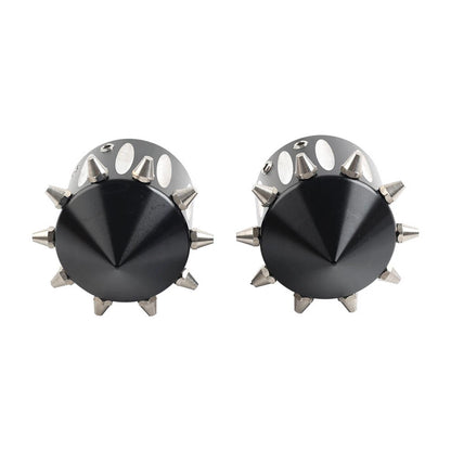 CNC Cut Front Axle Cap Nut Covers for Harley Touring Road King Street