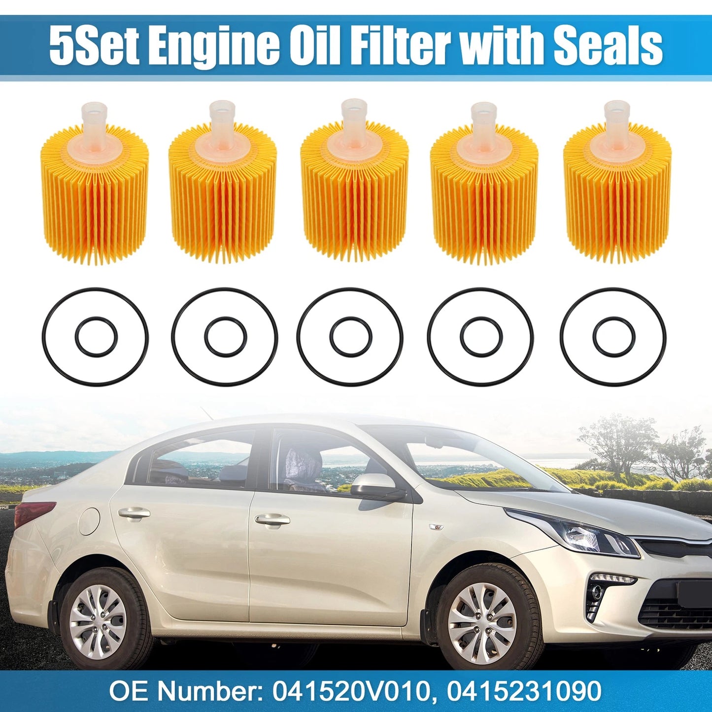Oil Filter 5x for Toyota Avalon