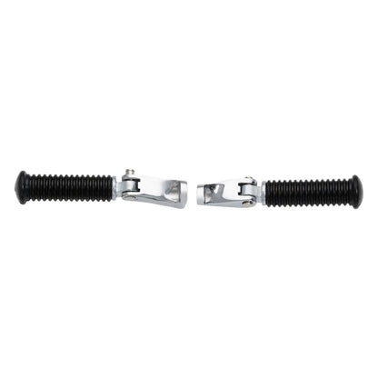 Chrome Rear Passenger Foot Pegs for Harley Touring Road King Glide (1993-2025)
