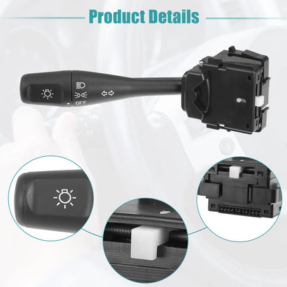 Turn Signal Switch for Chrysler Sebring and Dodge Stratus (Black) 1 Pc