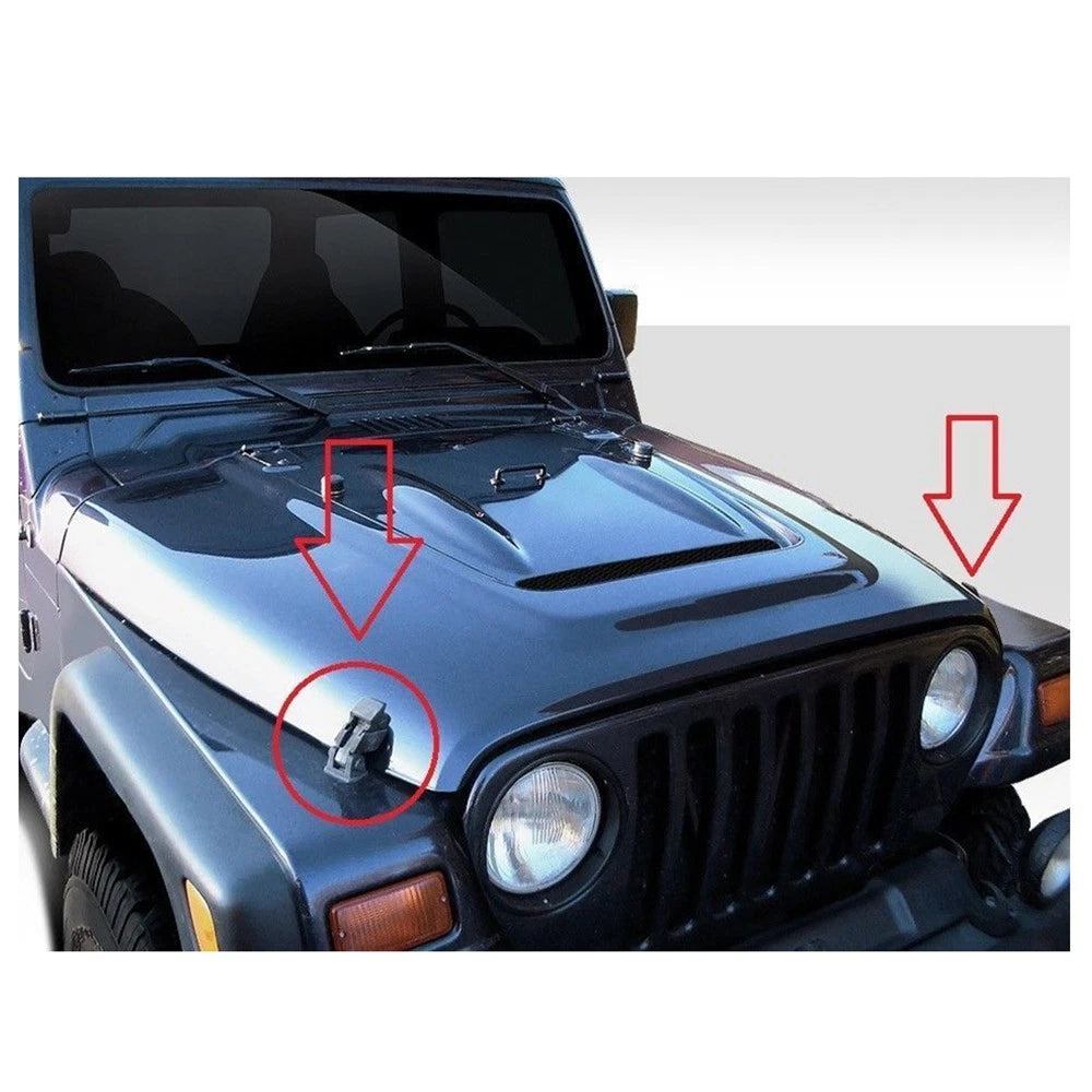Hood Latch Catch & Bracket for Jeep Wrangler TJ (1997-2006)