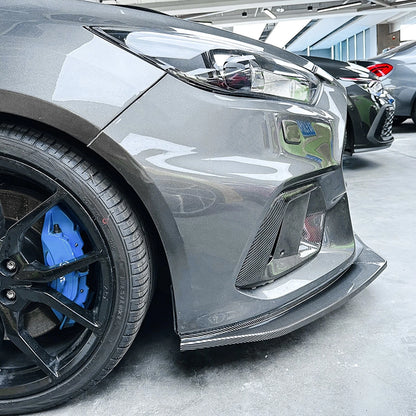 3pcs Front Bumper Spoiler Lip for Ford Focus RS (2015-2018)