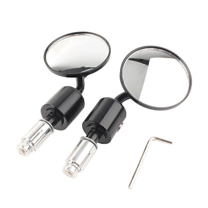 CNC 7/8" Round Bar End Mirrors for Universal Motorcycle
