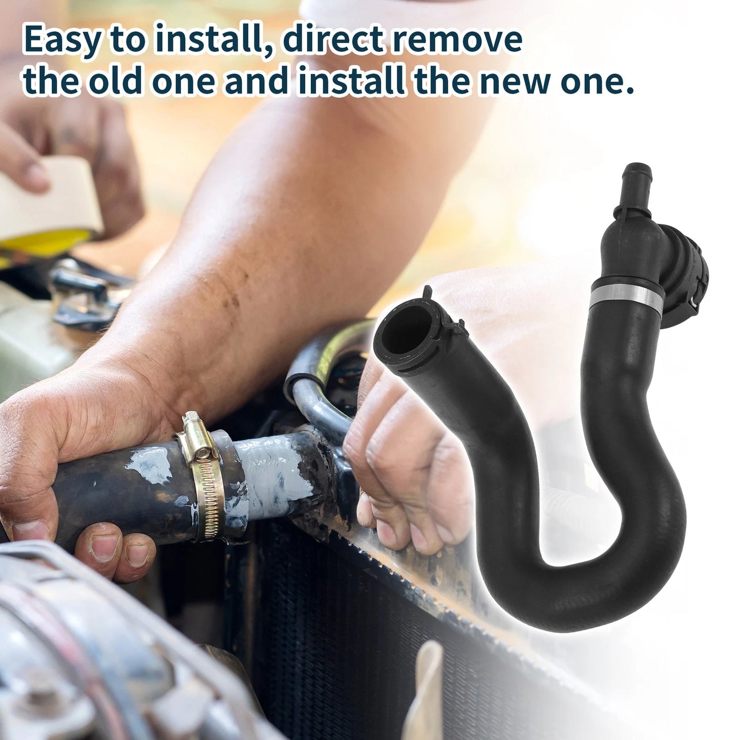 Radiator Hose Water Tank Drain Pipe for Ford Escape (2013-2019) - 1 Pc