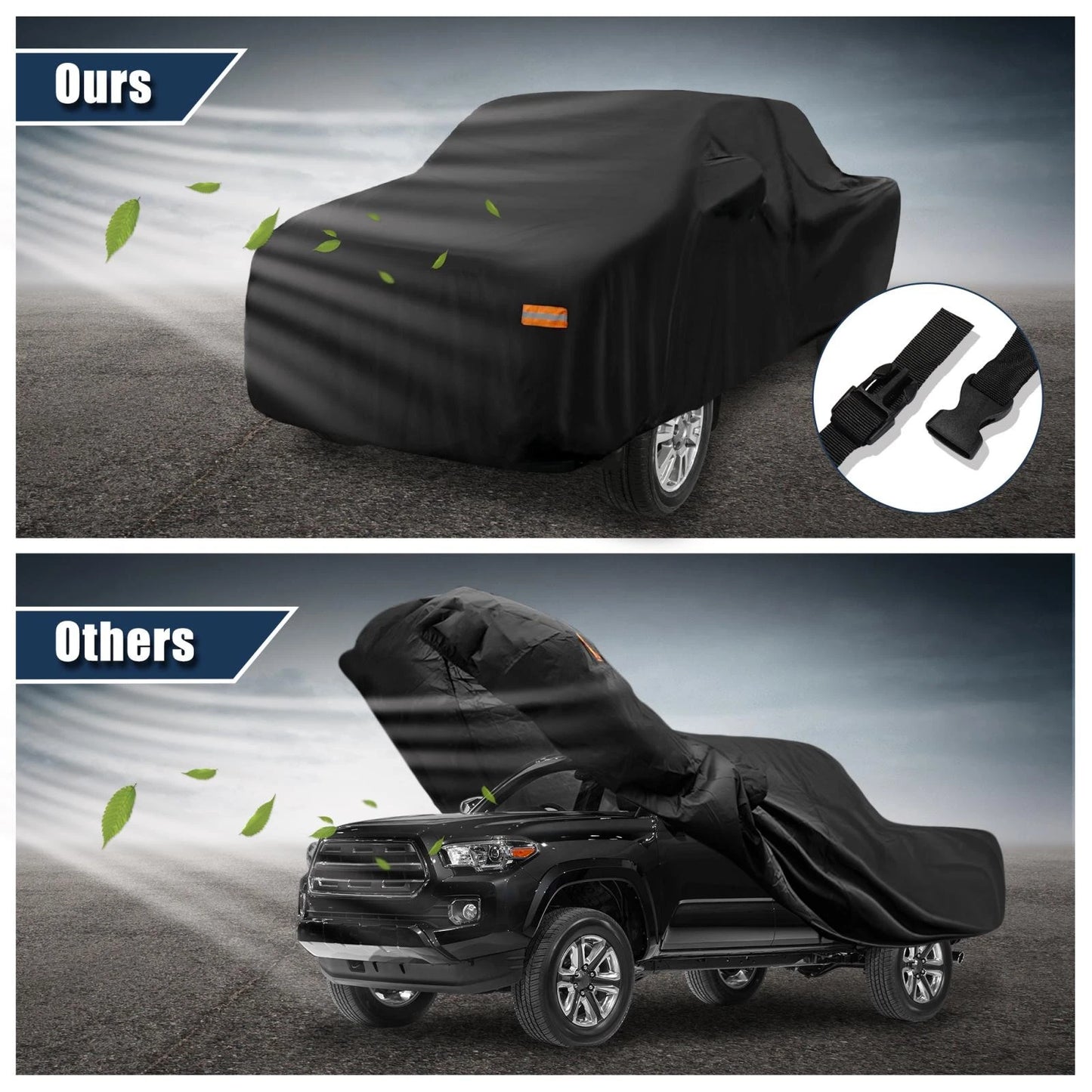 Waterproof Pickup Truck Cover for Toyota Tacoma Crew Cab 2005-2021