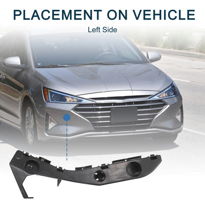 Left Front Bumper Retainer Bracket for Toyota Prius (2004-2009)