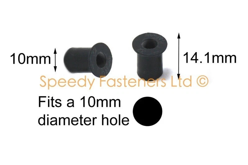 25 x Packung Frontscheibe Verkleidung Gummi Muttern for Kawasaki Ninja ZX Quad