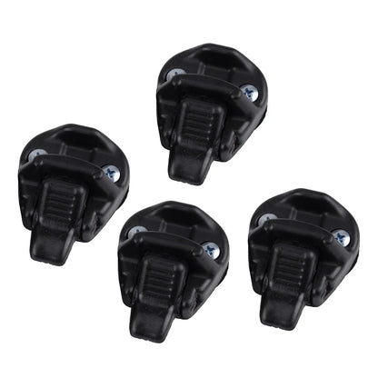 4 x Window Glass Lock Buckles Black for Mitsubishi L300 L400 Pajero (1990-2000)