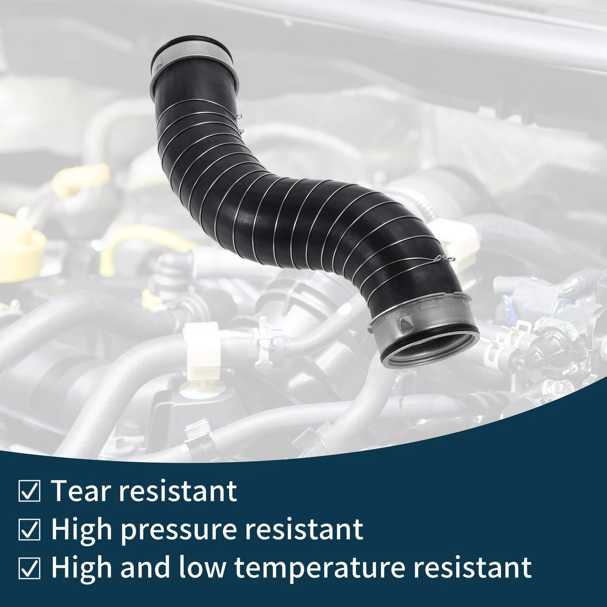 Radiator Hose for BMW X3 E83 Inflating Tube Black (2006-2010)