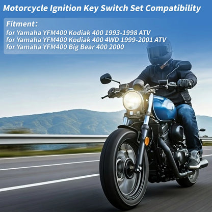 Ignition Key Switch for Yamaha YFM400 Kodiak 400 (1993–1998)