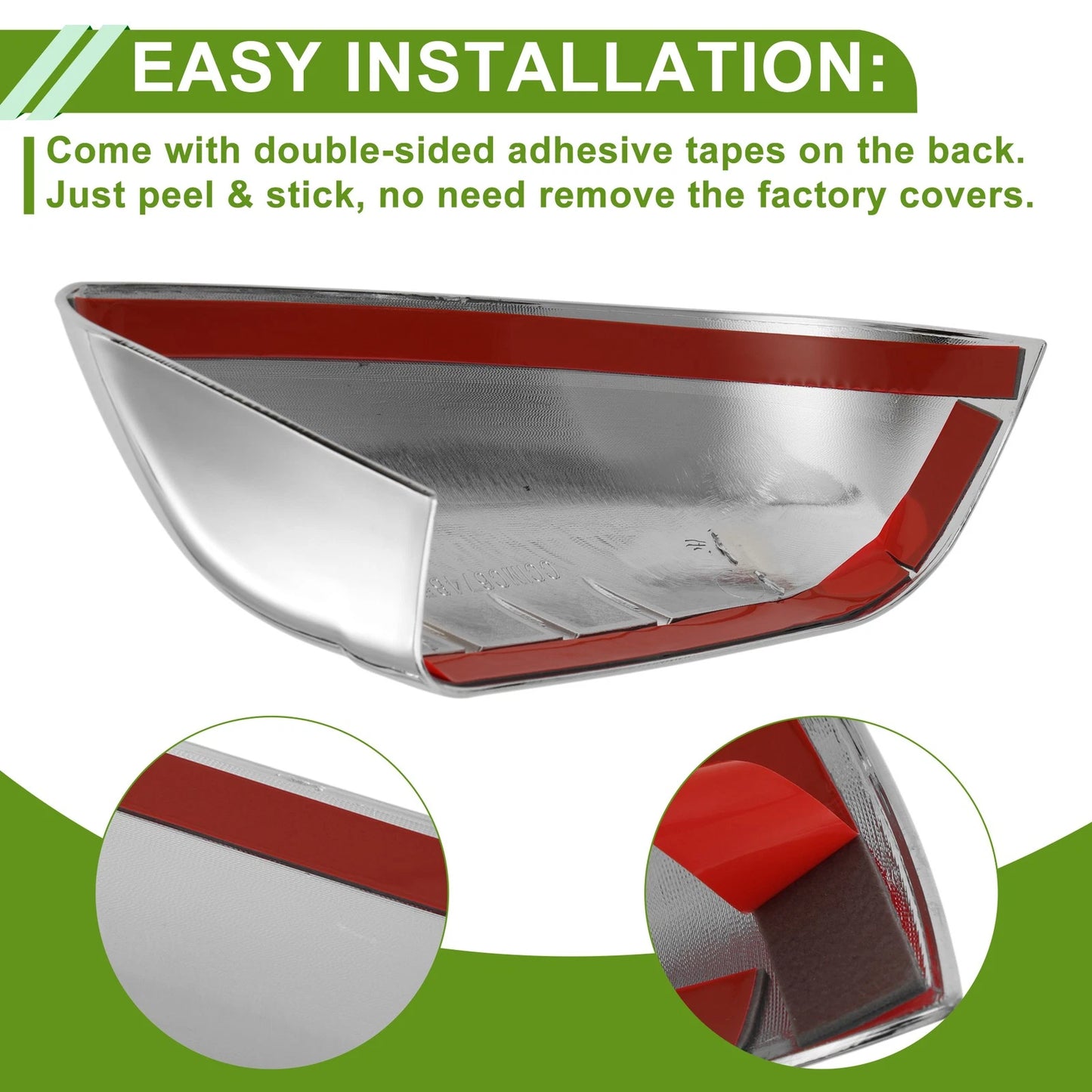 Electroplated Mirror Cover Cap for Ford Edge (2011-2014)