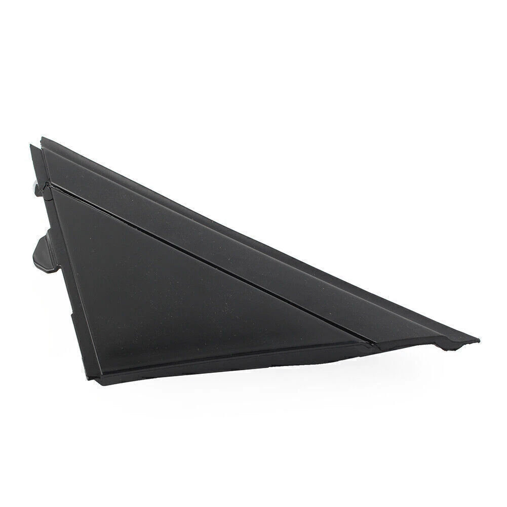 Glossy Black Door Mirror Flag Cover for Fiat 500 (2012-2019)
