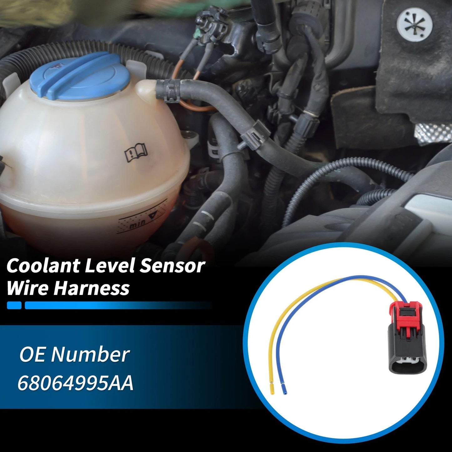 Coolant Level Sensor Connector for Chrysler 200 (2011 - 2016)