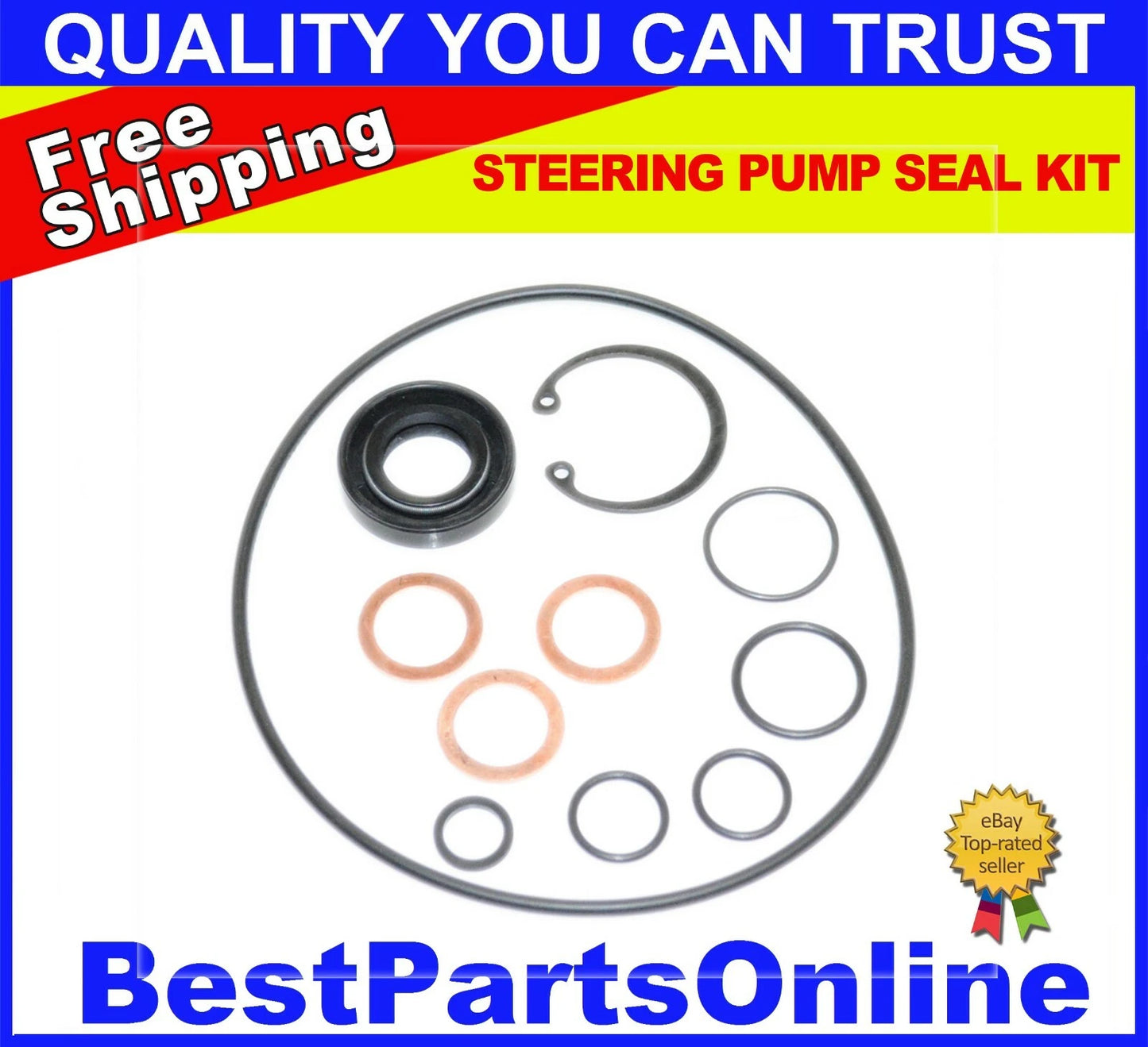 Power Steering Pump Seal Kit for Nissan 280ZX/Maxima (1977–1979, 1981–1984)