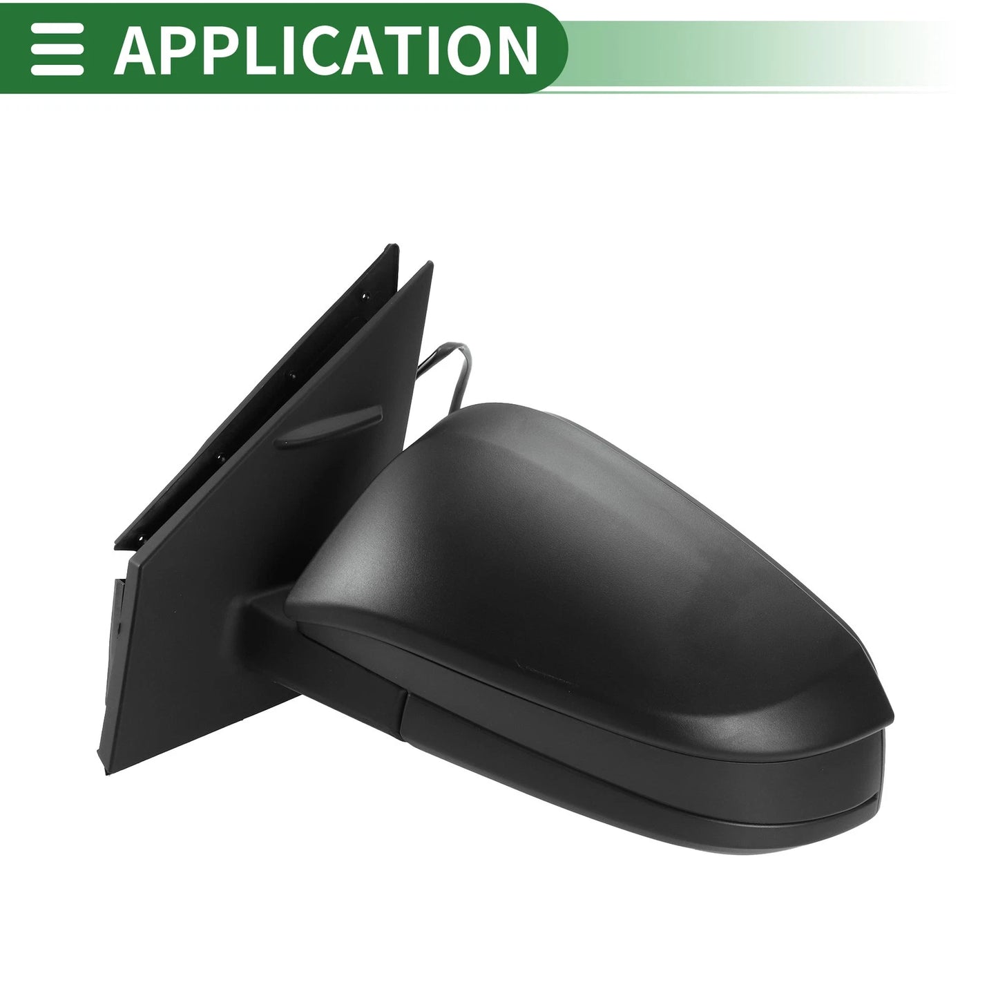 Left Side Door Mirror for Toyota RAV4 (2013-2015) Manual Folding Black