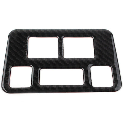 Carbon Fiber Headlight Button Frame Cover Trim for Subaru Forester (2013-2018)