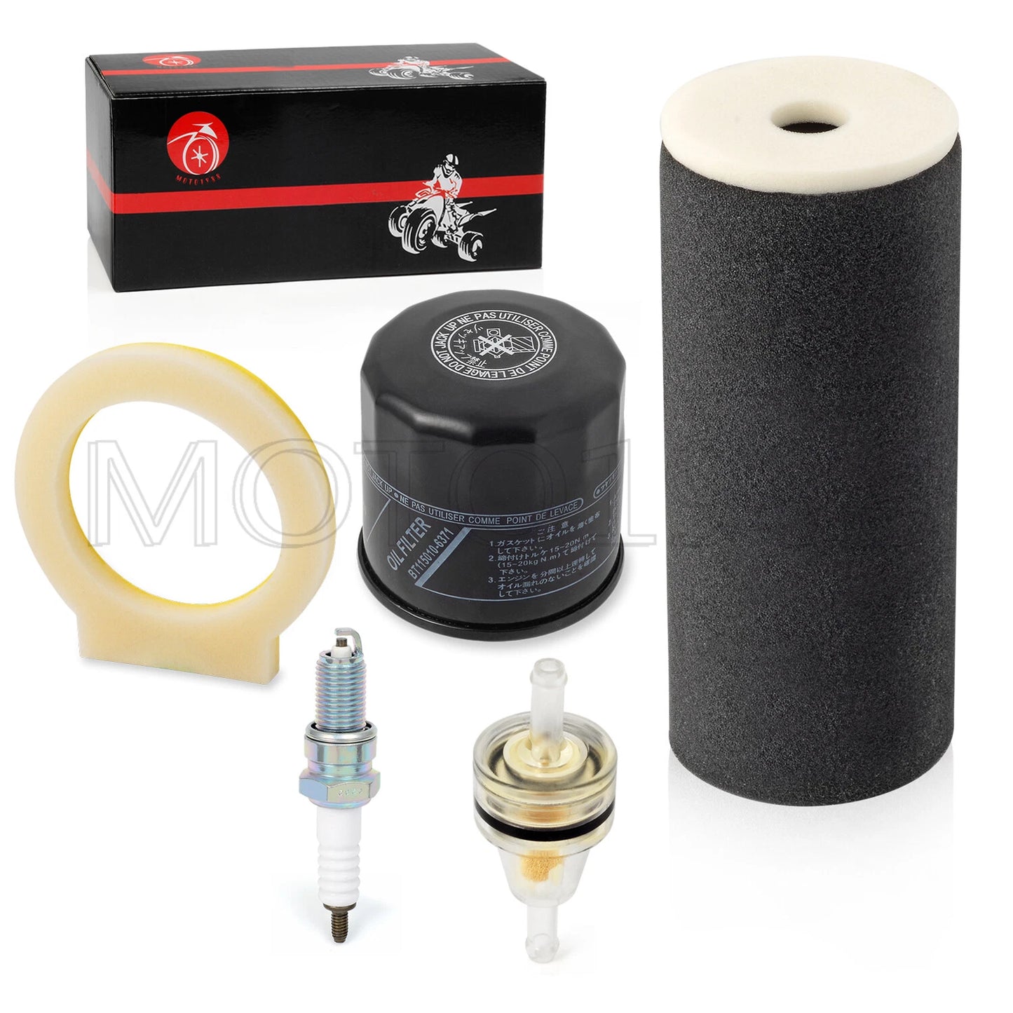 Air Filter Cage Guide Oil Filter CAP Kit for Yamaha Grizzly 660 (2002–2008)