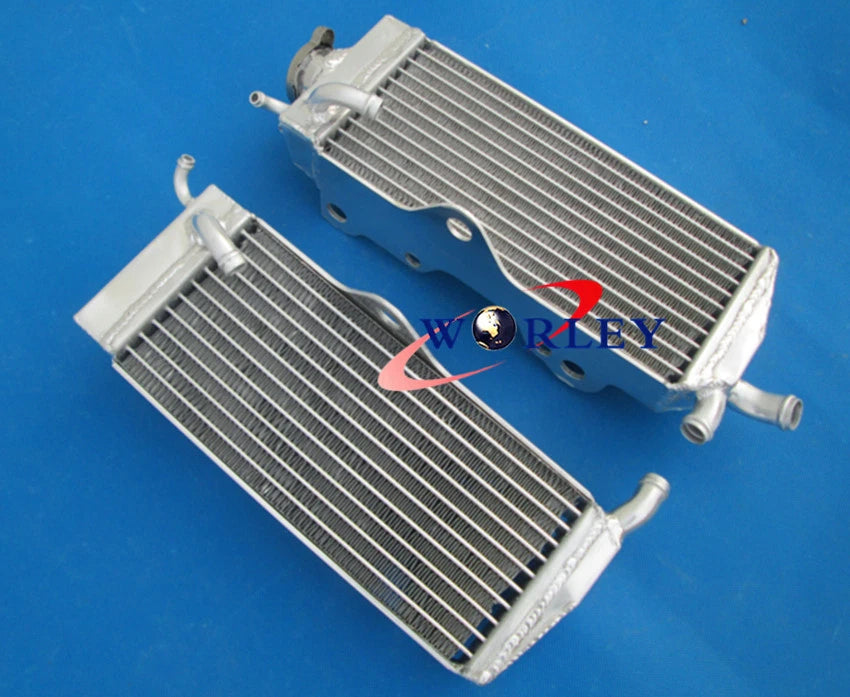 Aluminum Radiator + Red Hoses for Honda CR250R CR250 1988-1989