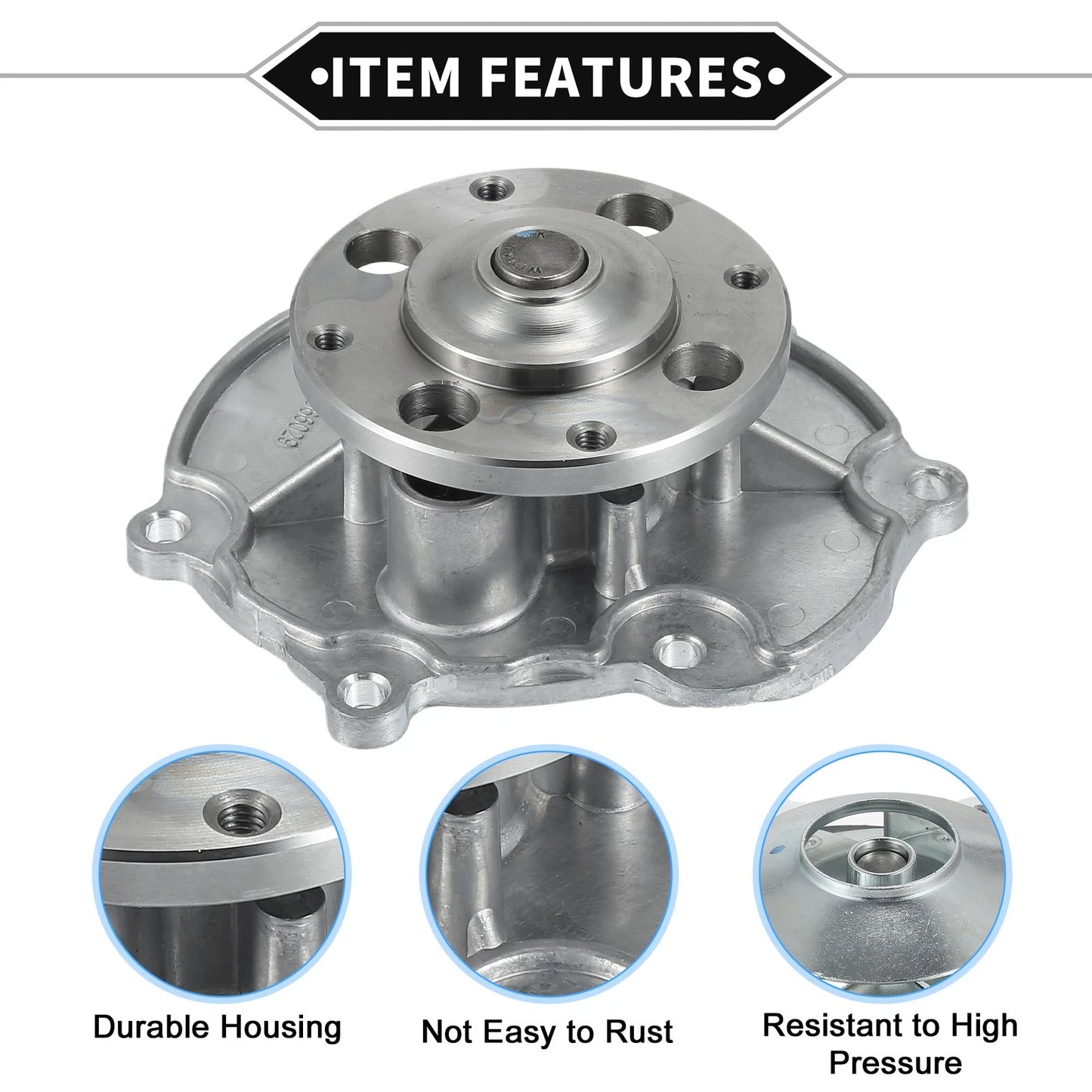 Water Pump for Chevrolet Impala with Gasket Kit