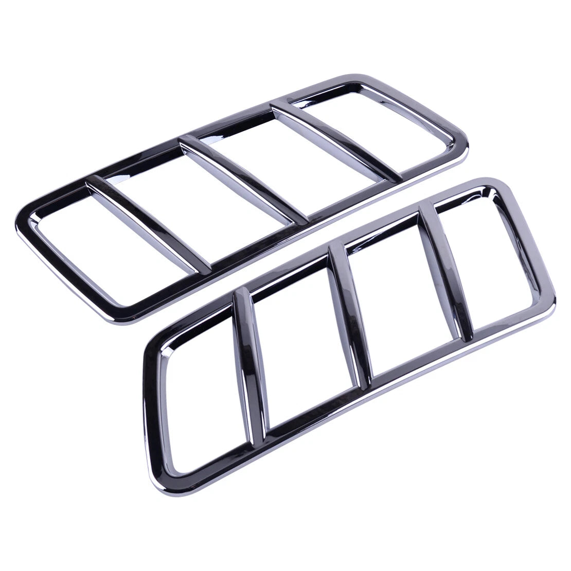 ABS Chrome Engine Hood Air Vent Outlet Cover Trim for Mercedes-Benz GLE
