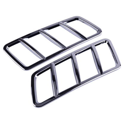 ABS Chrome Engine Hood Air Vent Outlet Cover Trim for Mercedes-Benz GLE