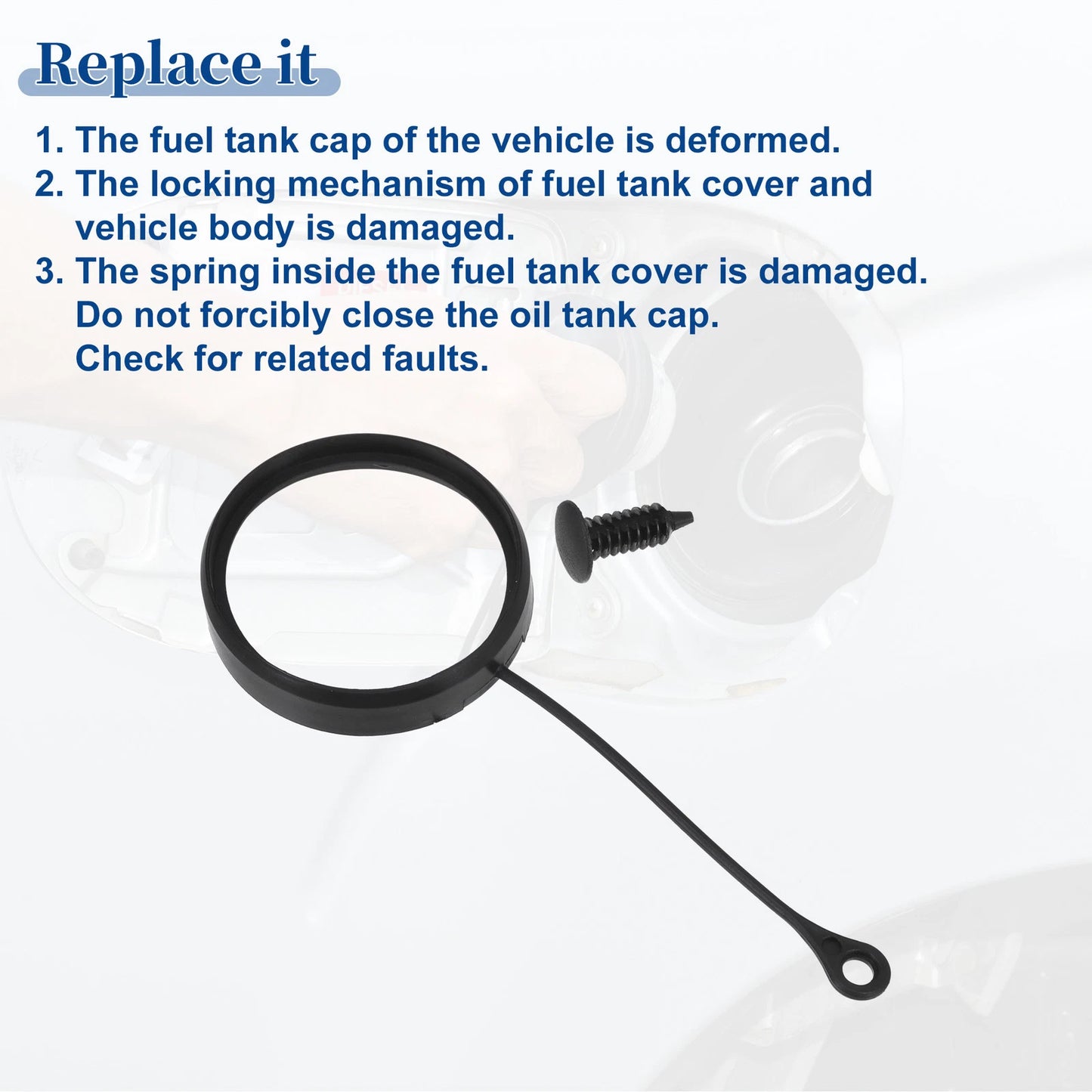 Fuel Tank Cap Tether Rope for Mercedes-Benz E320 (2003-2009)