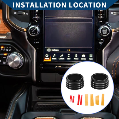 Knob Cover for Dodge RAM (2019-2022)