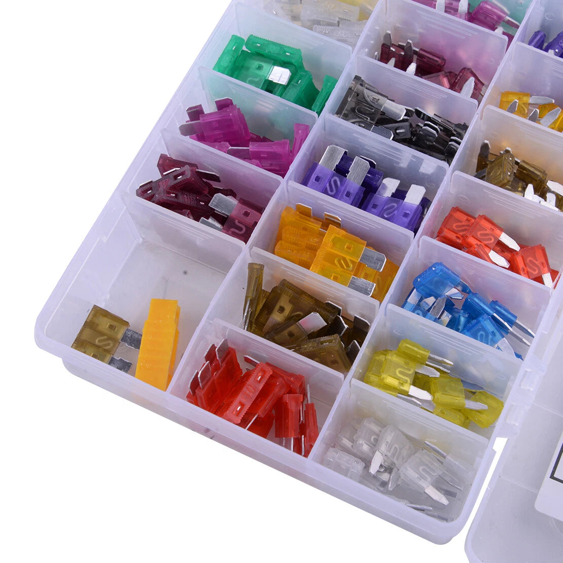 242Pc Medium & Small Fuse Holder Assortment for Car