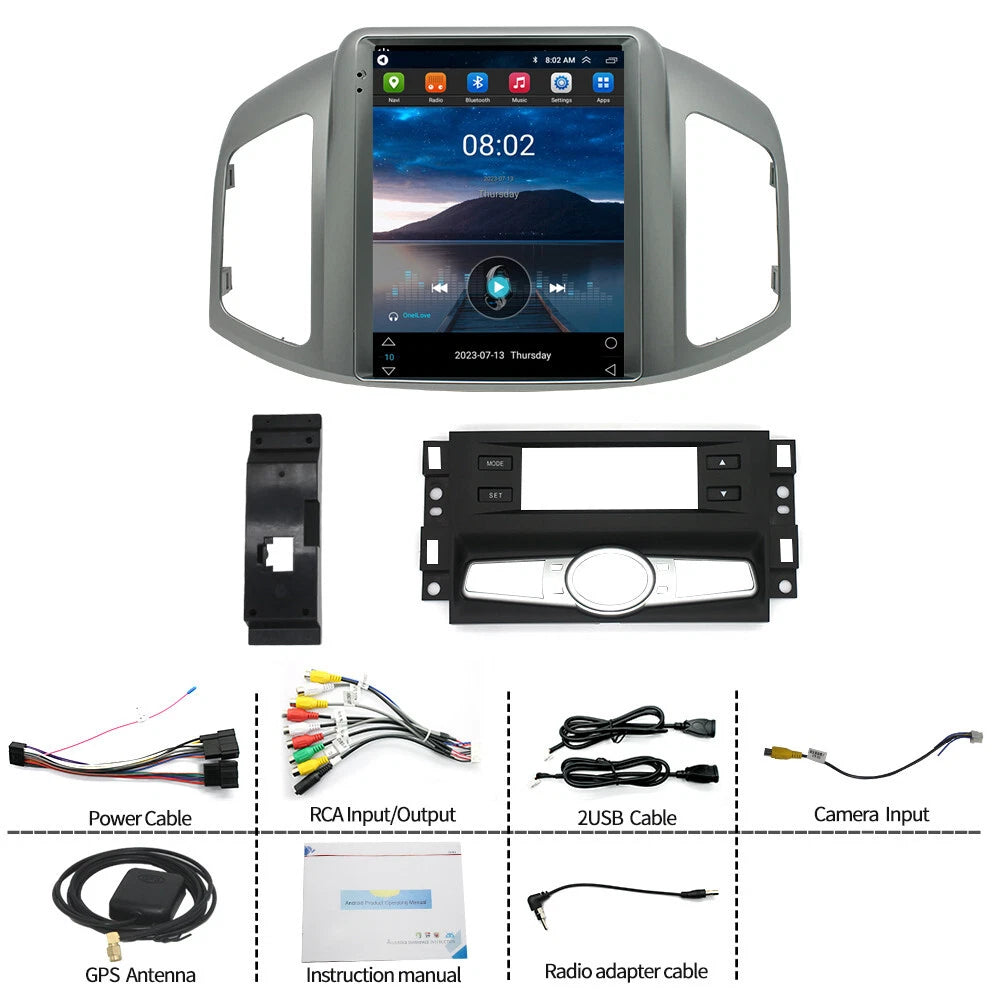 9.7'' Carplay Stereo Radio GPS for Chevrolet Captiva (2011-2017)