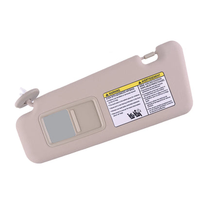 Beige Front Left Sun Visor for Toyota Highlander (2008-2013)