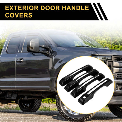 Car Door Handle Protector Set for Ford Maverick (2022-2023) Glossy Black