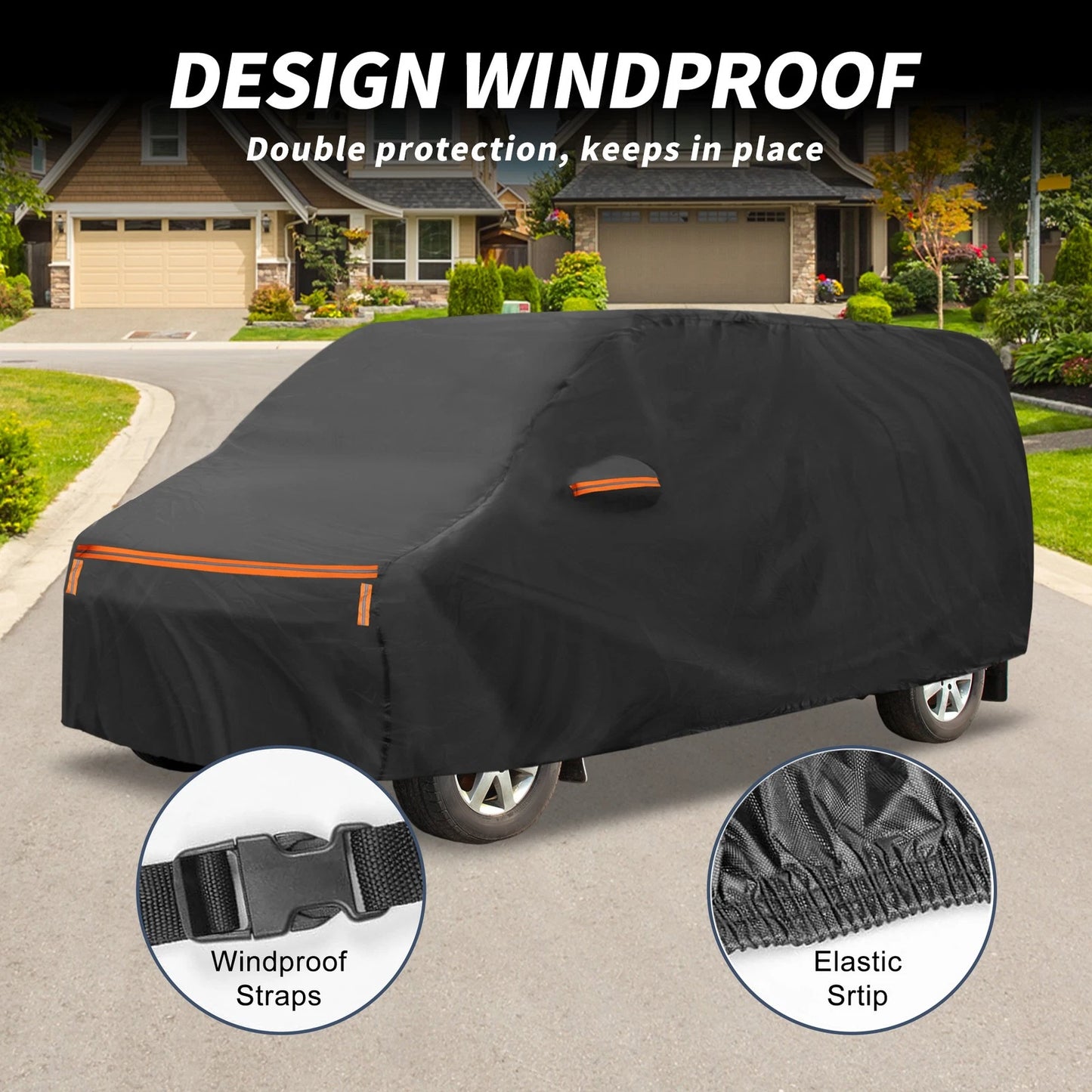 Waterproof Aluminum Film Cotton Car Cover for Toyota Noah (2001-2023)