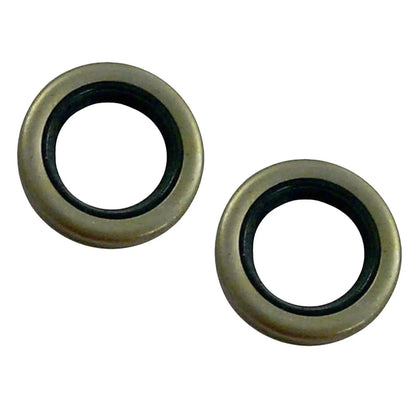Lower Oil Seal 2Pcs for Johnson Evinrude OMC 4/6/8 Cylinder Models