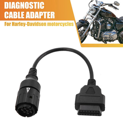 10 Pin to OBDII Cable / 0.98ft / Diagnostic Adapter for BMW