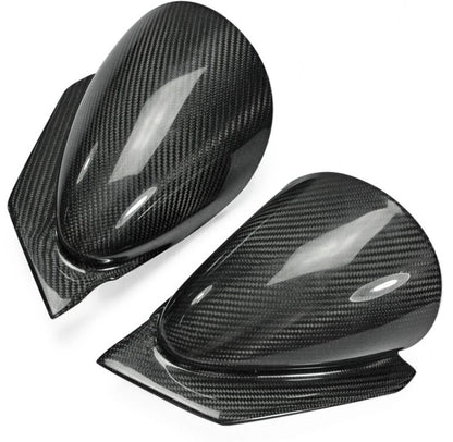 REAL Carbon Fiber Side Mirror Cover Housing Kits for Mitsubishi EVO 2004-2009